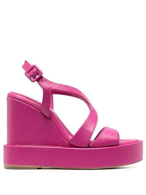 Paloma Leather Platform Sandal 